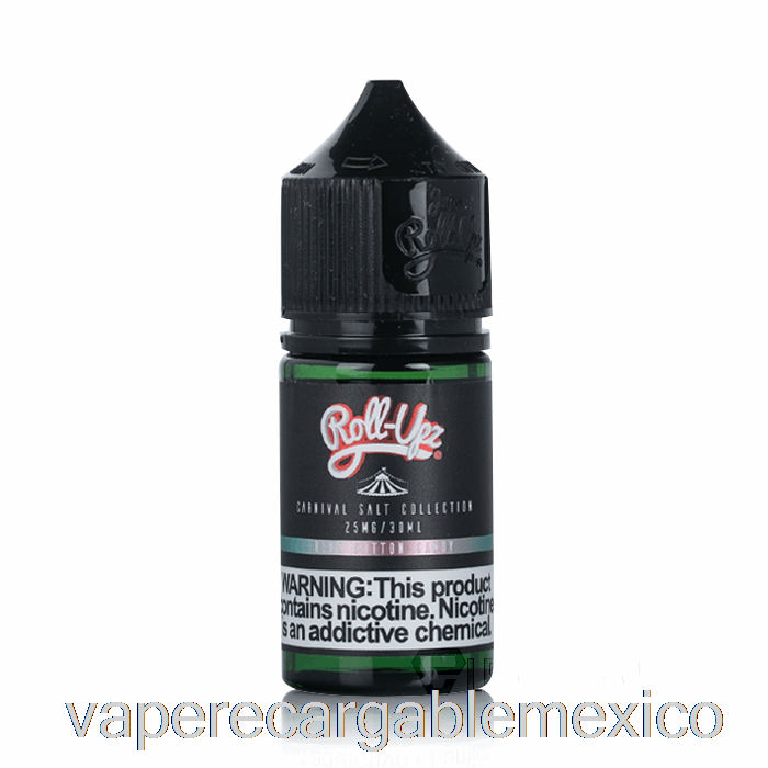 Vape Recargable Algodón Azul - Sal De Carnaval - Jugo Roll-upz - 30ml 25mg